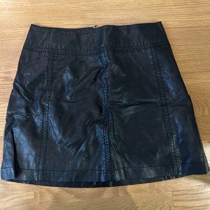 Leather skirt